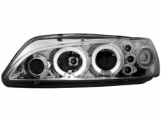 headlights Peugeot 306 97-00  2 halo rim