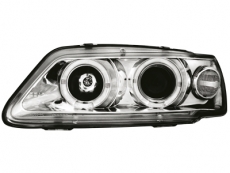 headlights Peugeot 306 93-97  2 halo rim