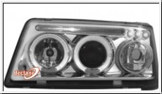 headlights Peugeot 205  2 halo rims