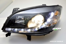 SW-Light Scheinwerfer Opel Zafira A 99-05 LED Standlicht schwarz
