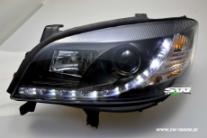 SW-Light Scheinwerfer Opel Zafira A 99-05 LED Standlicht schwarz