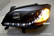 SW-Light Scheinwerfer Opel Zafira A 99-05 LED Standlicht schwarz