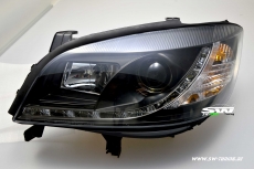 SW-Light Scheinwerfer Opel Zafira A 99-05 LED Standlicht schwarz