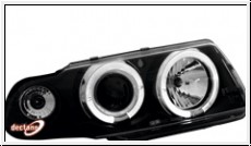 Angel Eye Scheinwerfer Opel Astra F 91-94 schwarz