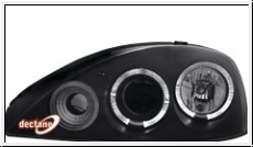 Angel Eye Scheinwerfer Opel Corsa C 01-03 LED 2 Standlichtringe black