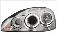 Angel Eye Scheinwerfer Opel Corsa C 01-03 LED 2 Standlichtringe chrom
