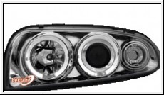 Angel Eye Scheinwerfer Ford Fiesta MK4 JAS 96-98 chrom