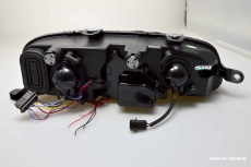 angel eye headlights Fiat Punto type 188 99-02 2 halo rims chrome