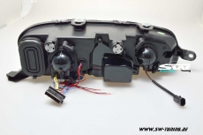 angel eye headlights Fiat Punto type 188 99-02 2 halo rims black