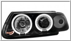 Angel Eye Scheinwerfer Citroen Saxo 96-99 2 Standlichtringe Black