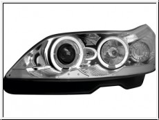 Angel Eye Scheinwerfer Citroen C4 Typ L 04-07 LED SLR/LWR-Motor chrome