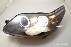 Angel Eye Scheinwerfer Citroen C4 Typ L 04-07 LED SLR/LWR-Motor black