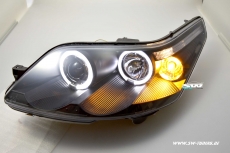 Angel Eye Scheinwerfer Citroen C4 Typ L 04-07 LED SLR/LWR-Motor black