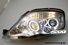 Angel Eye Scheinwerfer Citroen C3 02-09 inkl LWR Chrome