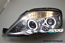 Angel Eye Scheinwerfer Citroen C3 02-09 inkl LWR Chrome