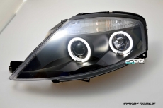 Angel Eye Scheinwerfer Citroen C3 02-09 inkl LWR black