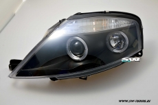 Angel Eye Scheinwerfer Citroen C3 02-09 inkl LWR black