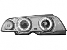 Angel Eye Scheinwerfer BMW 3er E46 Limo 98-01 mit LWR chrome