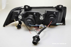 Angel Eye Scheinwerfer fr BMW E36 Coup/Cabrio 92-98 LED Standlichtringe black