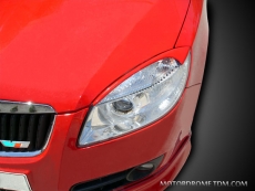 Skoda Fabia II 5J 07-10 Scheinwerferblenden SW-TDM