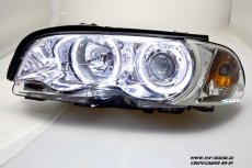 Angel Eye Scheinwerfer BMW E46 Coup/Cabrio 98-01 HIgh LED SLR chrome