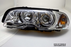 Angel Eye Scheinwerfer BMW E46 Coup/Cabrio 98-01 HIgh LED SLR chrome