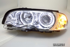 Angel Eye Scheinwerfer BMW E46 Coup/Cabrio 98-01 HIgh LED SLR chrome