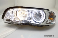 Angel Eye Scheinwerfer BMW E46 Coup/Cabrio 98-01 HIgh LED SLR chrome