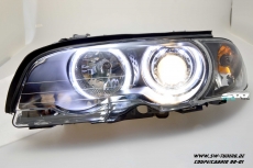 Angel Eye Scheinwerfer BMW E46 Coup/cabrio 98-01 High LED SLR black