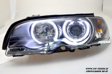 Angel Eye Scheinwerfer BMW E46 Coup/cabrio 98-01 High LED SLR black