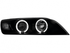 Angel Eye Scheinwerfer fr BMW Z3 95-99 LED Standlichtringe black