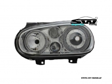 Angel Eye Scheinwerfer fr VW Golf IV 2 Standlichtringe chrom R-Look
