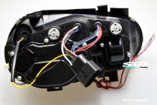 Angel Eye Scheinwerfer fr VW Golf IV 2 LED Standlichtringe black