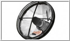 VW Golf I+II interior high beams with cross  chrome