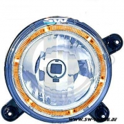 Angel eye inner high beam headlamp VW Golf I+II parking light ring chrome