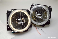 Angel Eye Scheinwerfer fr VW Golf II 83-91 chrom