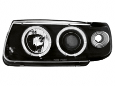 Angel Eye Scheinwerfer VW Polo 6N 95-98 LED Standlichtringe blac