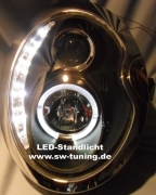 SW-Light headlights Mini 01-04 LED positionslight black