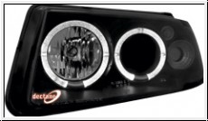 Scheinwerfer VW Passat 3B 96-00  2 Standlichtringe black