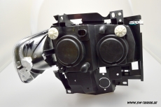 Angel Eye headlights for VW T4 97-03 with 2 halo rims black Long front car