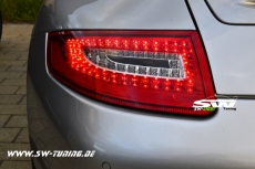LED taillights for Porsche 911 / 997 04-08 red/crystal