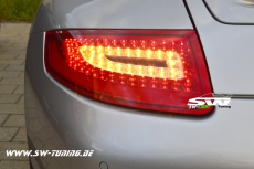 LED taillights for Porsche 911 / 997 04-08 red/crystal