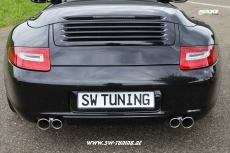 LED taillights for Porsche 911 / 997 04-08 red/crystal