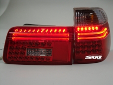 SW-Light taillights for BMW E39 Touring 97-04 red/crystal