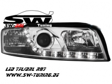 SW-DRL Scheinwerfer AUDI A4 B6 8E 01-04 LED Tagfahrlicht chrome