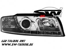 SW-DRL Scheinwerfer AUDI A4 B6 8E 01-04 LED Tagfahrlicht chrome