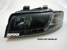 SW-DRL Scheinwerfer AUDI A4 B6 8E 01-04 LED Tagfahrlicht black