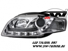 SW-DRL Scheinwerfer AUDI A4 B7 04-08 LED Tagfahrlicht chrome