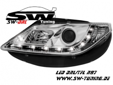 SW-DRL Scheinwerfer Seat Ibiza 6J 08-12 LED-Tagfahrlicht chrome
