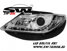 SW-DRL Scheinwerfer Seat Ibiza 6J 08-12 LED-Tagfahrlicht chrome